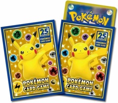 Japanese Pokemon 25th Anniversary Collection Sleeves - 64ct
